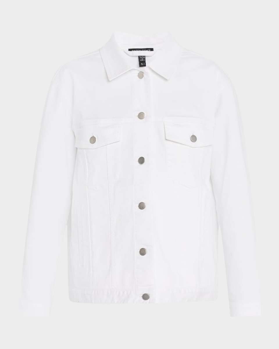 Petite Stretch Organic Cotton Denim Jack
